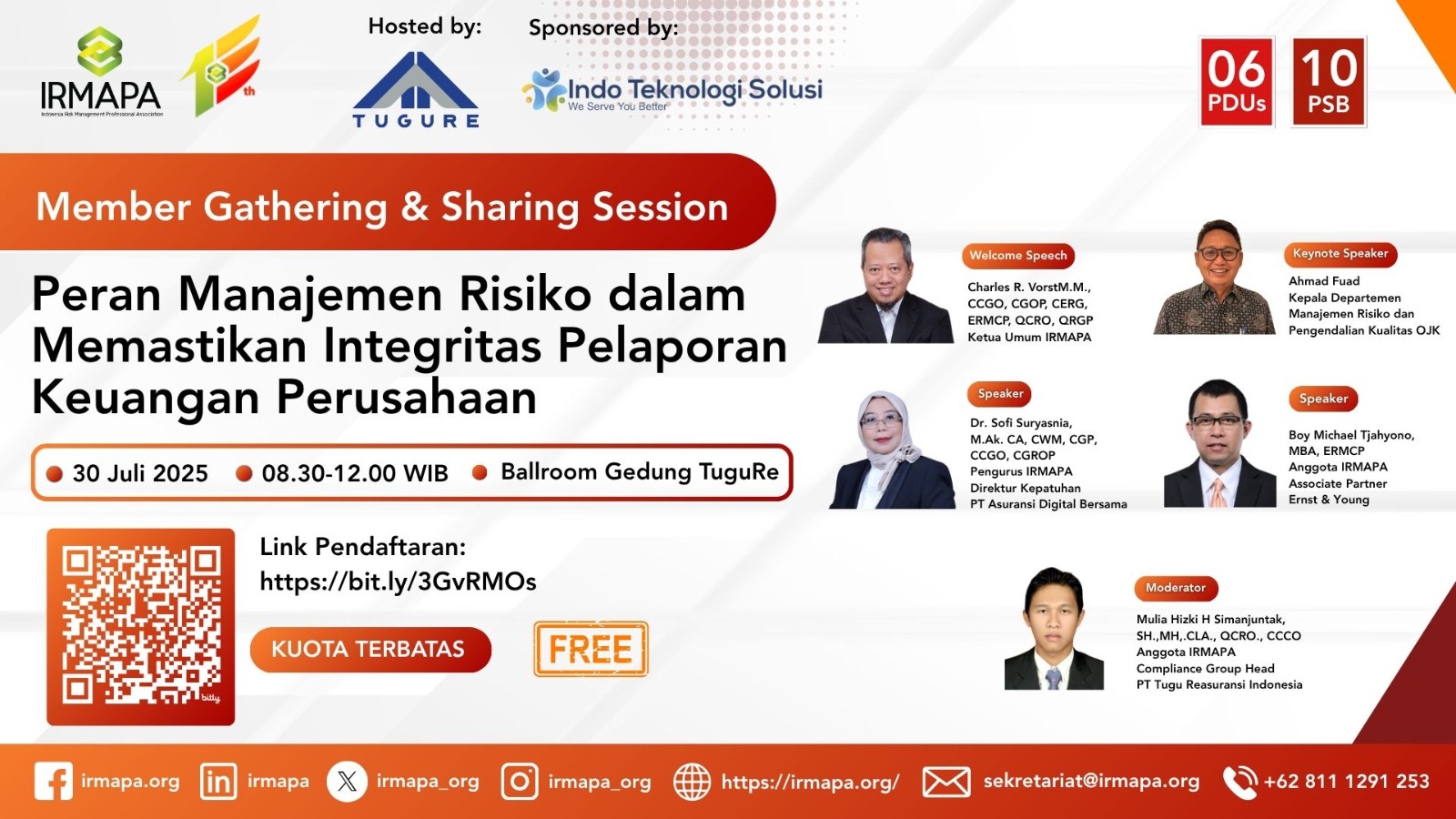 Sharing Session: Peran Manajemen Risiko dalam Memastikan Integritas Pelaporan Keuangan Perusahaan